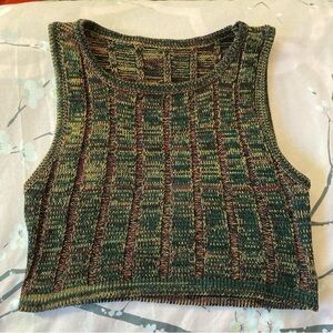 SHEIN Colorful Knit Crop Top